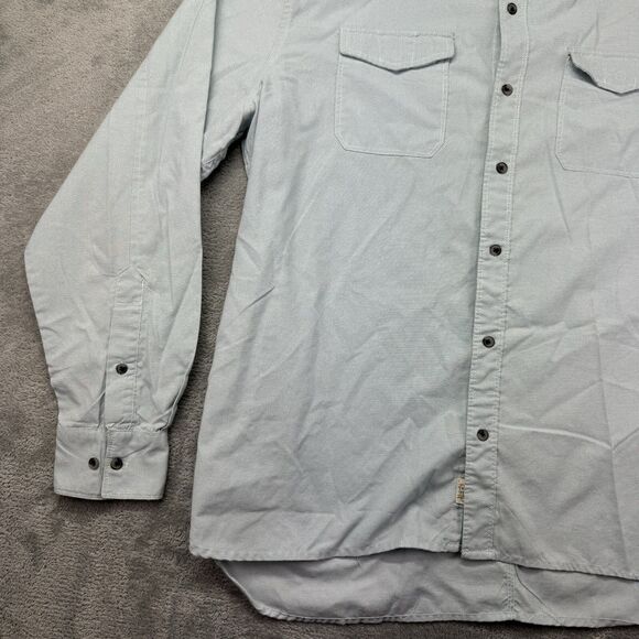 PD & C Shirt Men's Extra Extra Large Blue Long Sleeve Button Up Casual Preppy - Picture 9 of 13